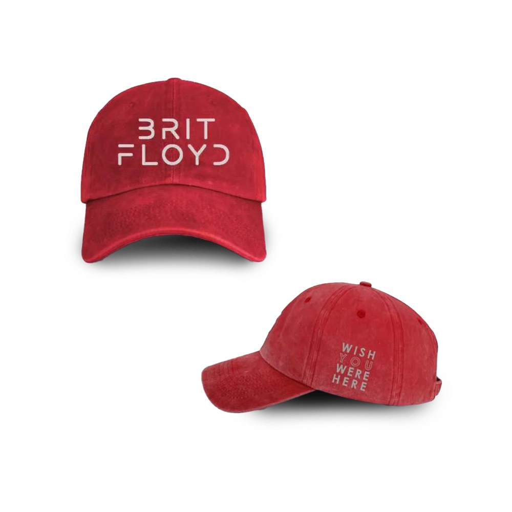 britfloyd_merch_ Baseball Hat_red